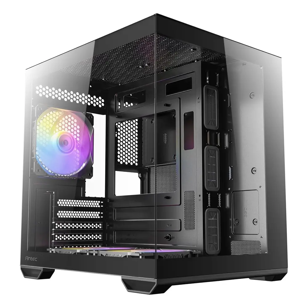 Caixa Micro-ATX Antec CX60M ARGB Mini Tower Tempered Glass Preta