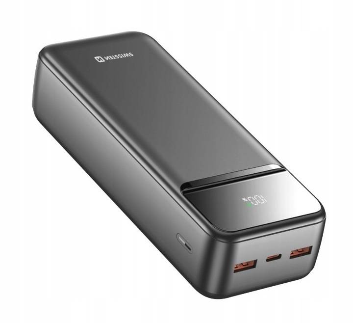 Powerbank Swissten Power Line II 30000 mAh Preta