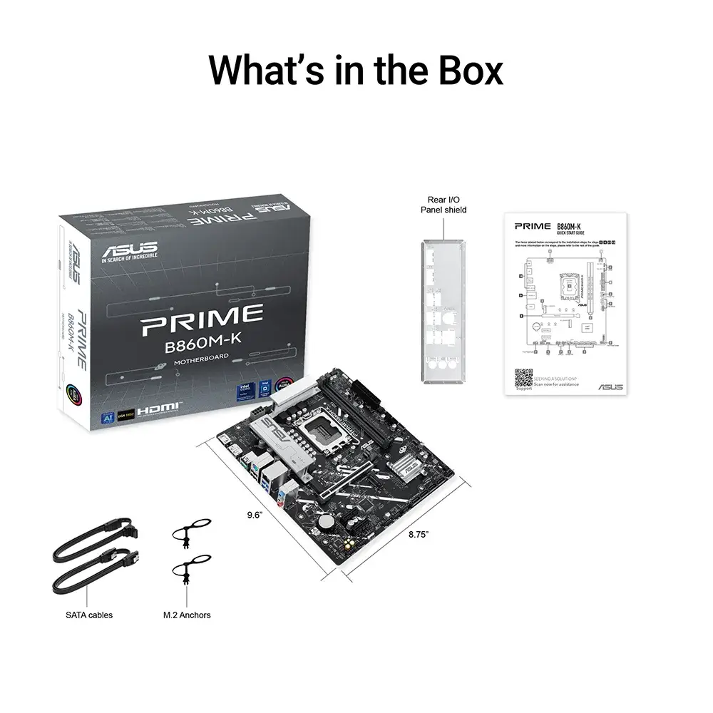 Motherboard Micro-ATX Asus Prime B860M-K Skt1851 | PCDIGA