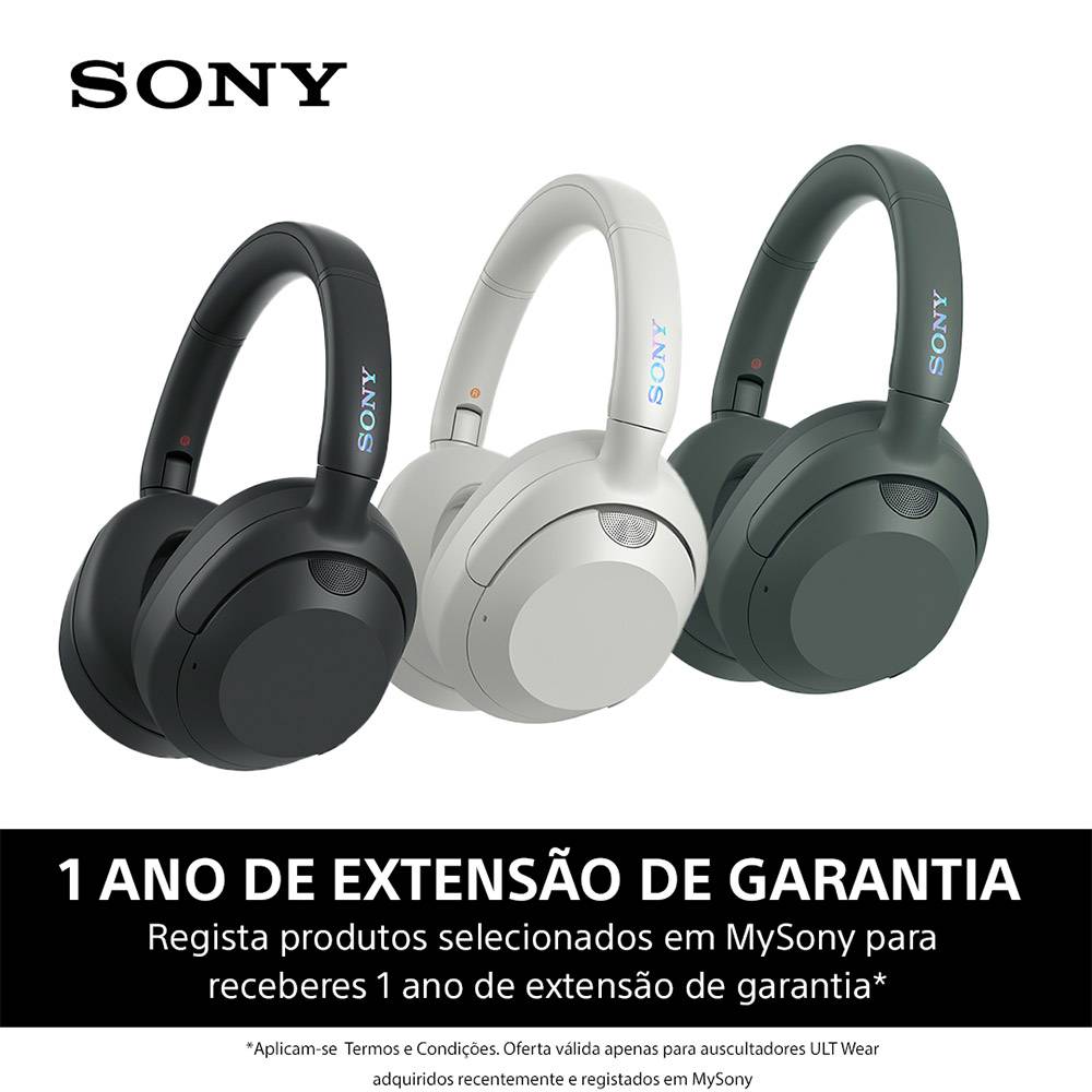 Headphones Sony WH-ULT900N ULT Wear ANC Cinza-esverdeado | PCDIGA