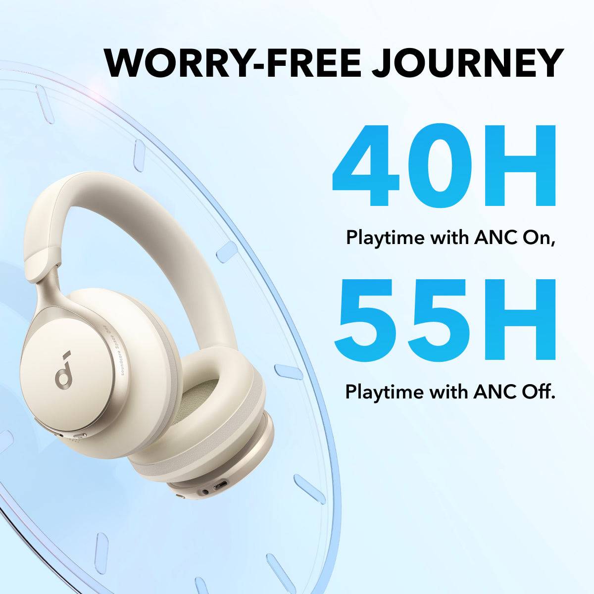 Headphones Anker Soundcore Space One Active Noise Cancelling