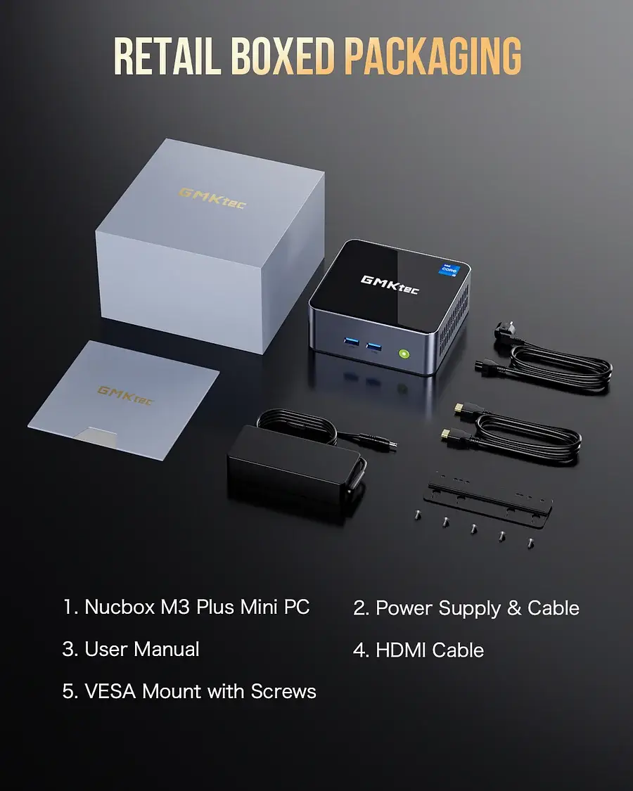 Mini PC GMKtec NucBox M3 Plus Intel Core i9-12900HK | 32GB RAM