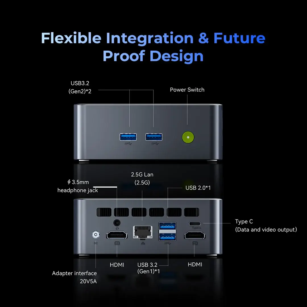 Mini PC GMKtec NucBox M2 Pro S Intel Core i7-1185G7 | 16GB RAM