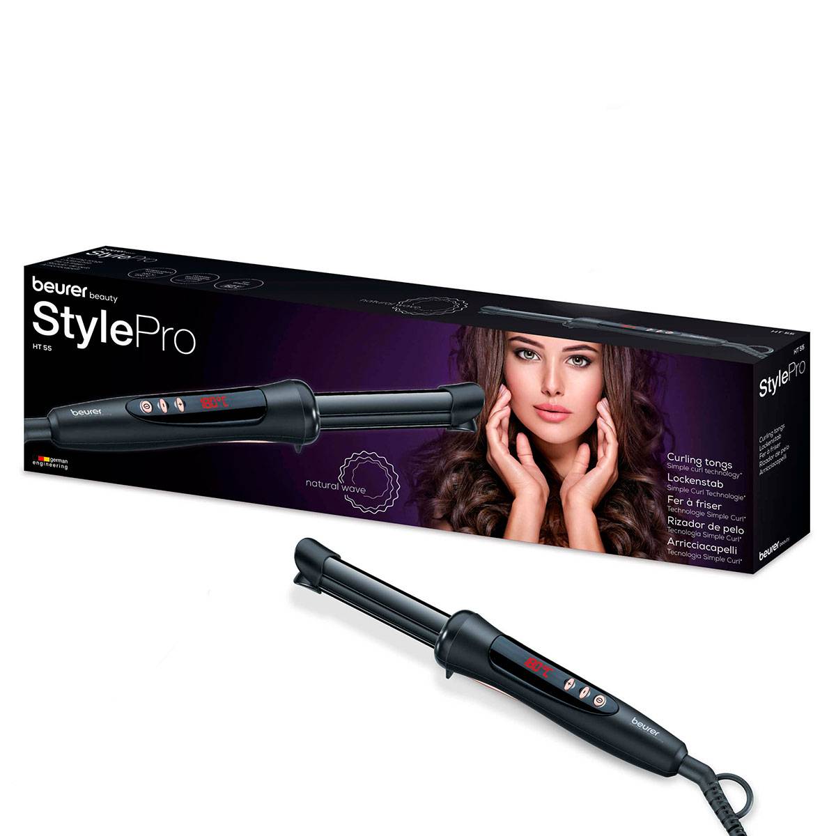 Modelador de Cabelo Beurer HT 55 Curling Tongs