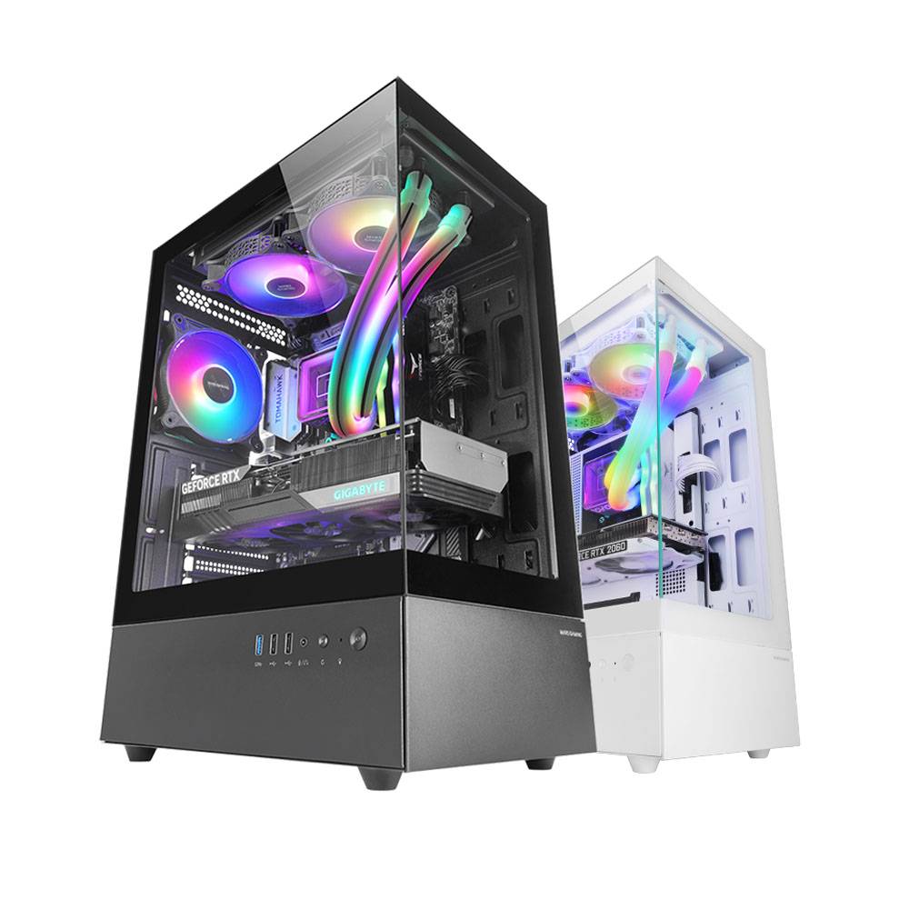 G4 ジーフォー　10BA-EXTR mmcx Caixa ATX Mars Gaming MC-XO Gaming FRGB Tempered Glass Preta | PCDIGA