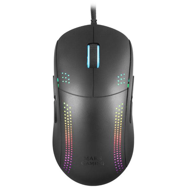 Rato Óptico Mars Gaming MMPRO RGB 32000DPI Preto