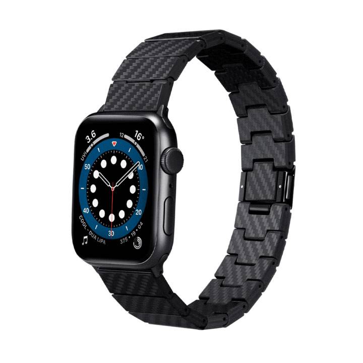 Bracelete PITAKA Carbon Fiber Link Bracelet Band Modern Apple Watch 38/40mm