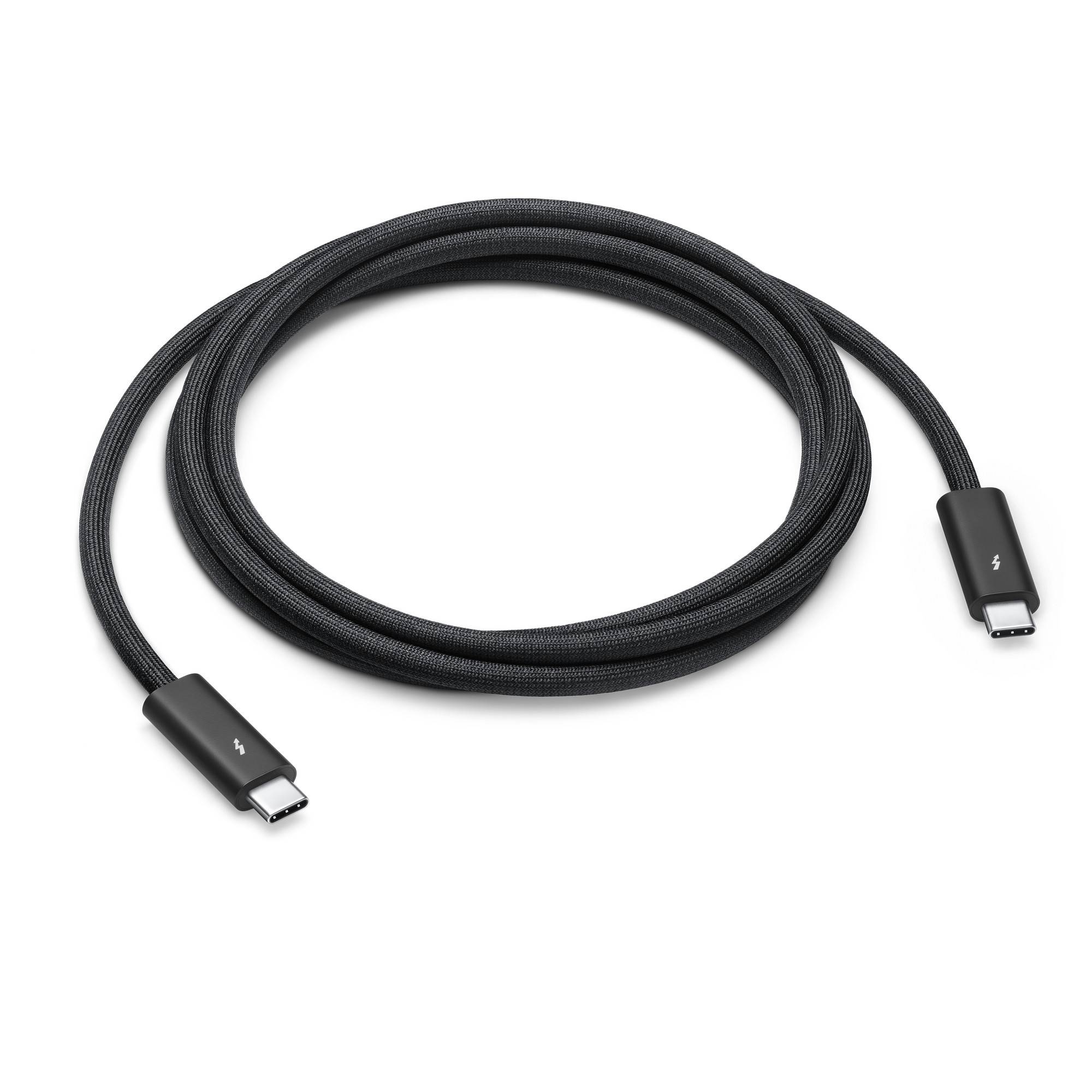 Cabo Apple Thunderbolt 4 Pro (USB-C) 1.8m Preto