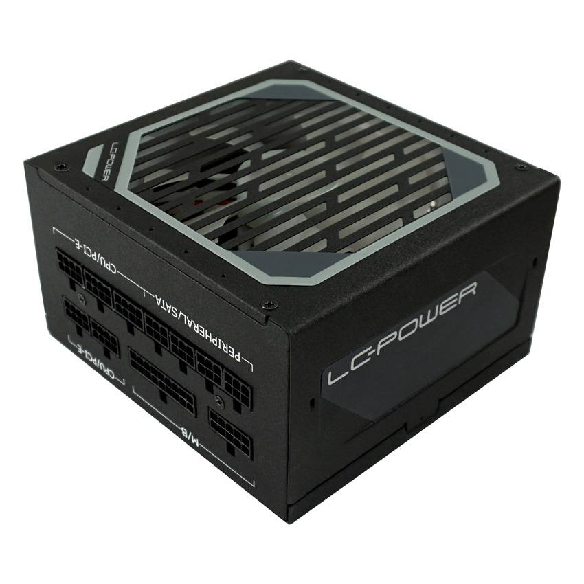 Alimentatore LC POWER 850W 80 Plus Gold, ATX 3.0 Modulare Con PCIe 5.0