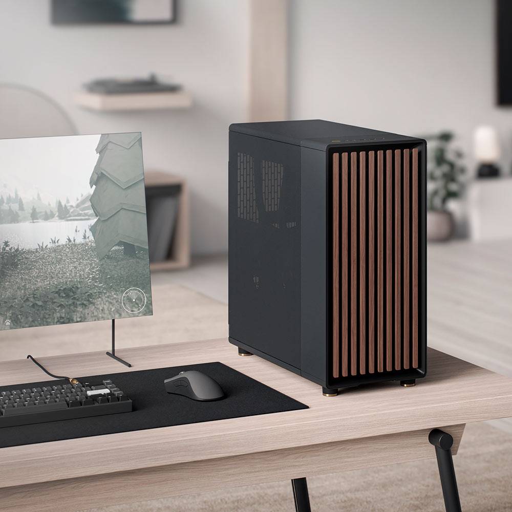 Caixa ATX Fractal Design North Mesh Charcoal Black | PCDIGA
