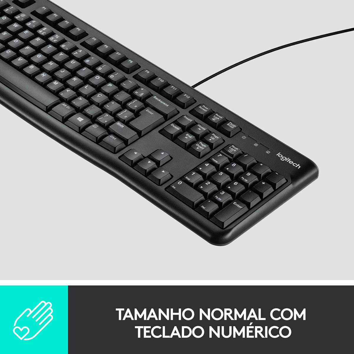Teclado + Rato Logitech MK120 Desktop PT | PCDIGA