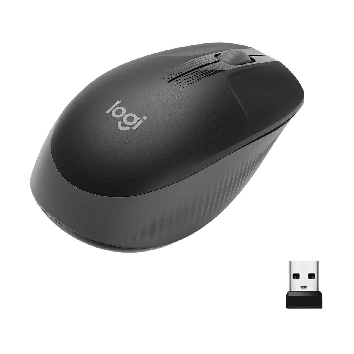 Rato Óptico Logitech M190 Full-Size Wireless Mouse 1000DPI Preto | PCDIGA