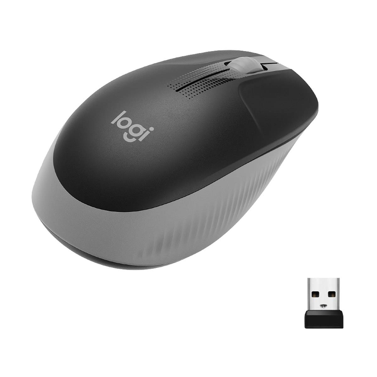 Rato Óptico Logitech M190 Full-Size Wireless Mouse 1000DPI Cinzento ...