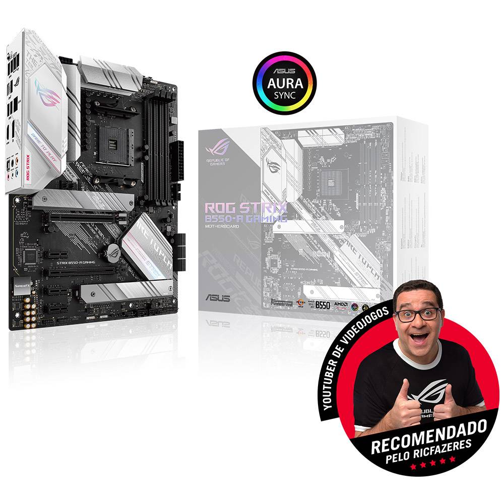 Motherboard ATX Asus ROG Strix B550-A Gaming SktAM4 | PCDIGA