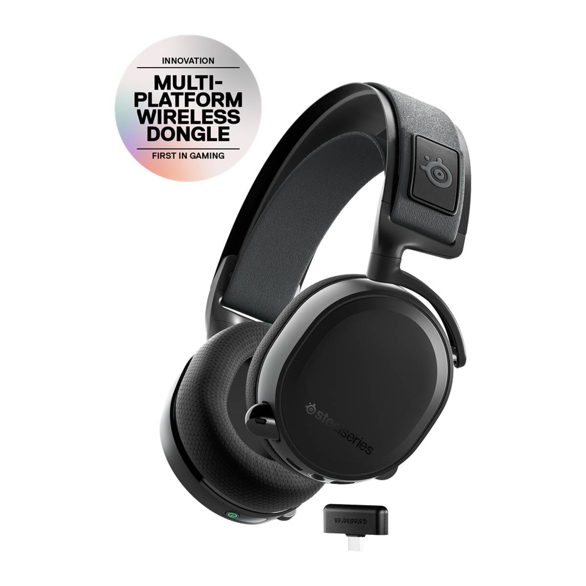 HeadsetSteelseriesArctis7+7.1SurroundWirelessPreto