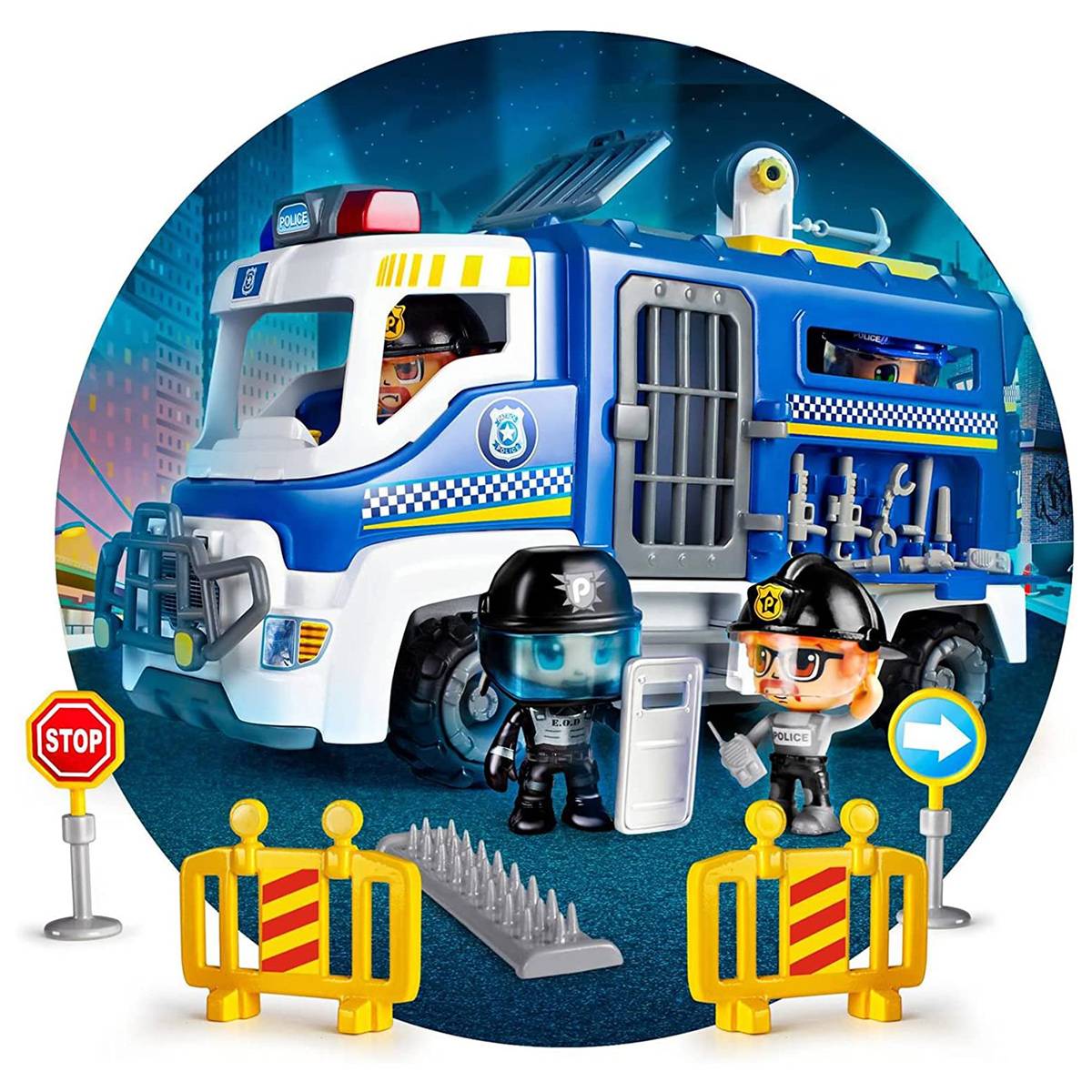 Policía CamiÃ³n Pinypon Action Playset Famosa Pinypon Action