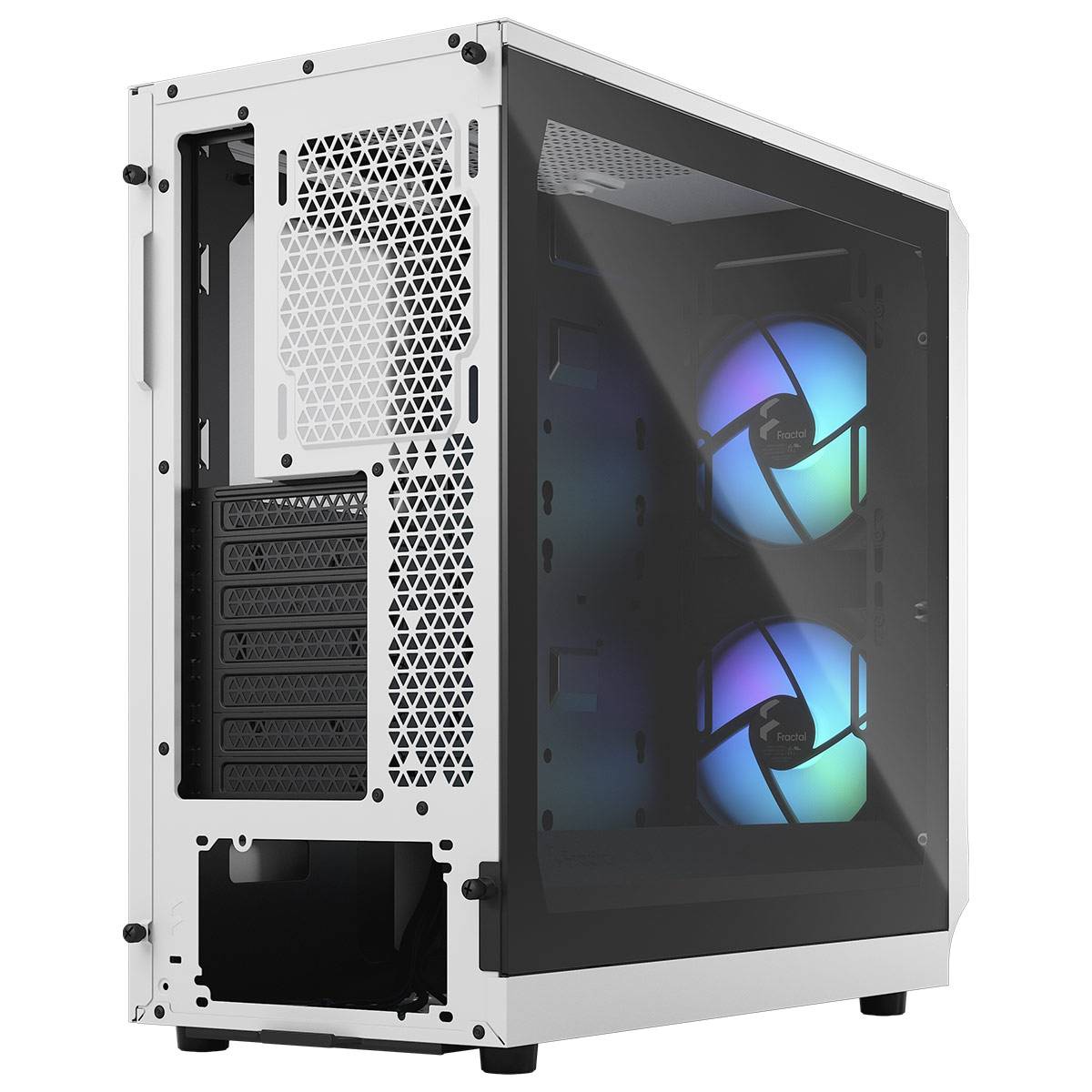 Caixa ATX Fractal Design Focus 2 RGB White TG Clear Tint | PCDIGA