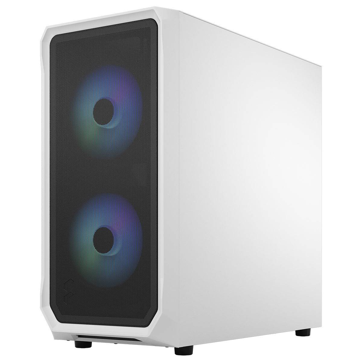 Caixa ATX Fractal Design Focus 2 RGB White TG Clear Tint | PCDIGA