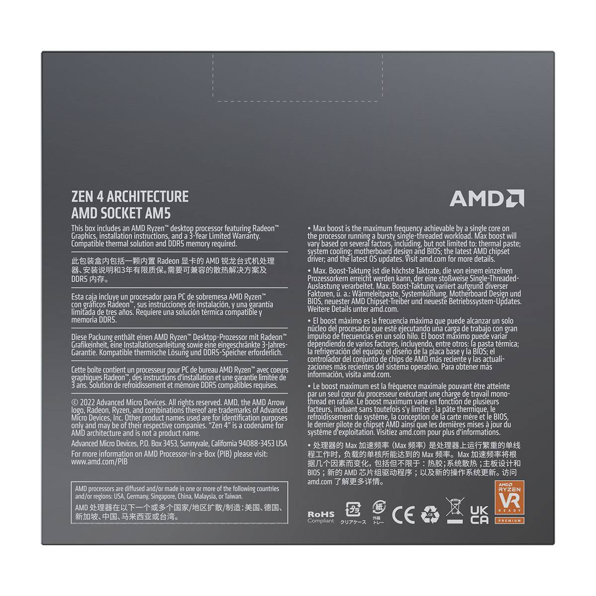 Processador AMD Ryzen 9 7900X 