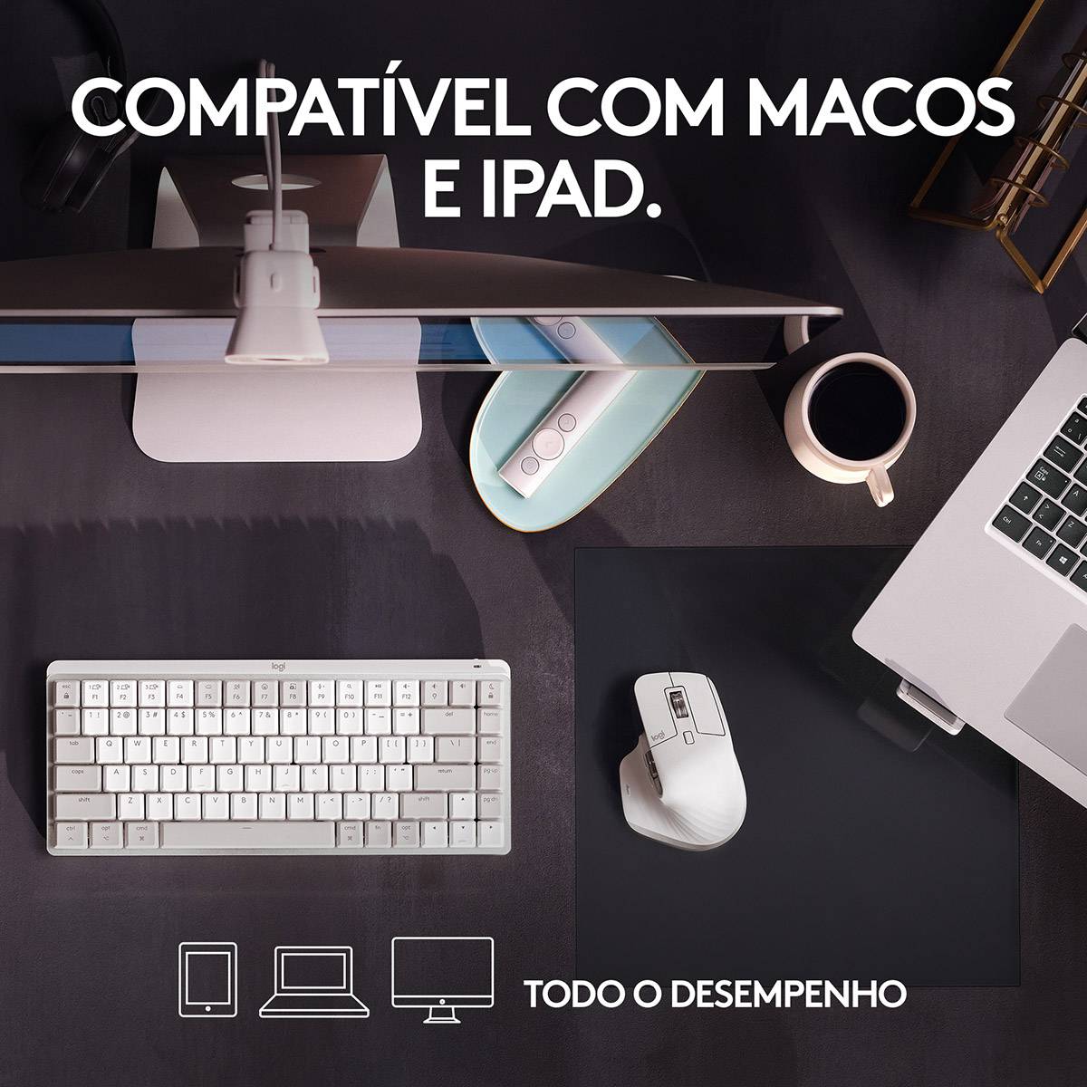 Rato Óptico Logitech MX Master 3s for Mac Wireless/Bluetooth
