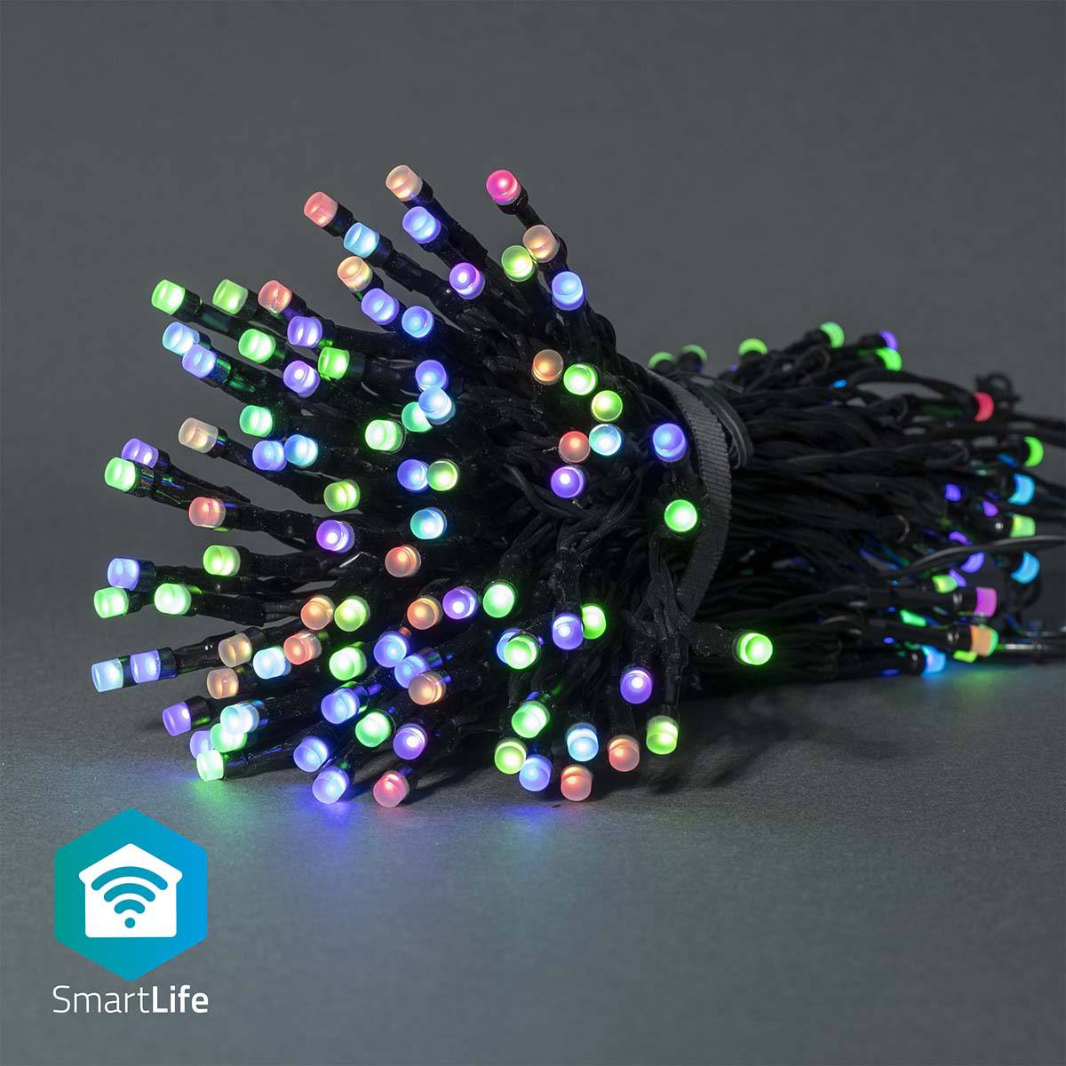 Iluminação Decorativa Nedis SmartLife Wi-Fi RGB | 84 LEDs | 10m | Android / iOS