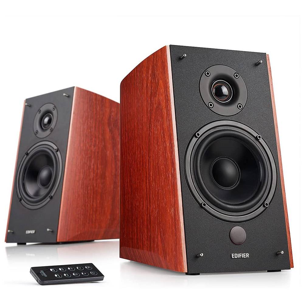 Colunas Hi-Fi Edifier R2000DB Studio 2.0 120W Bluetooth Castanhas