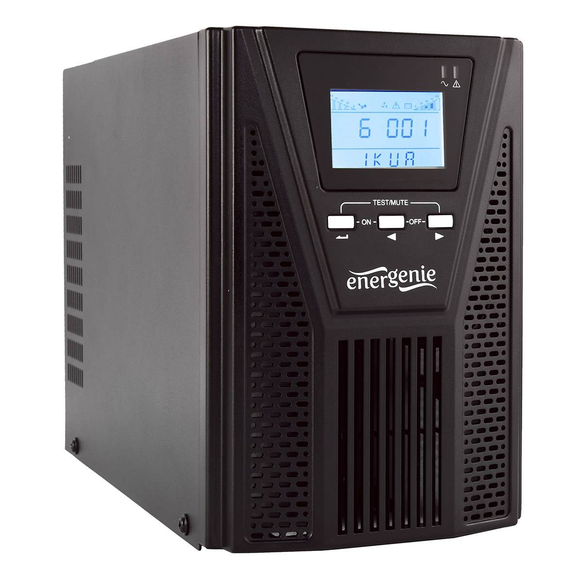 UPS Gembird EG-UPSO-1000 Online 1000VA Schuko/IEC/Serial/USB Preta