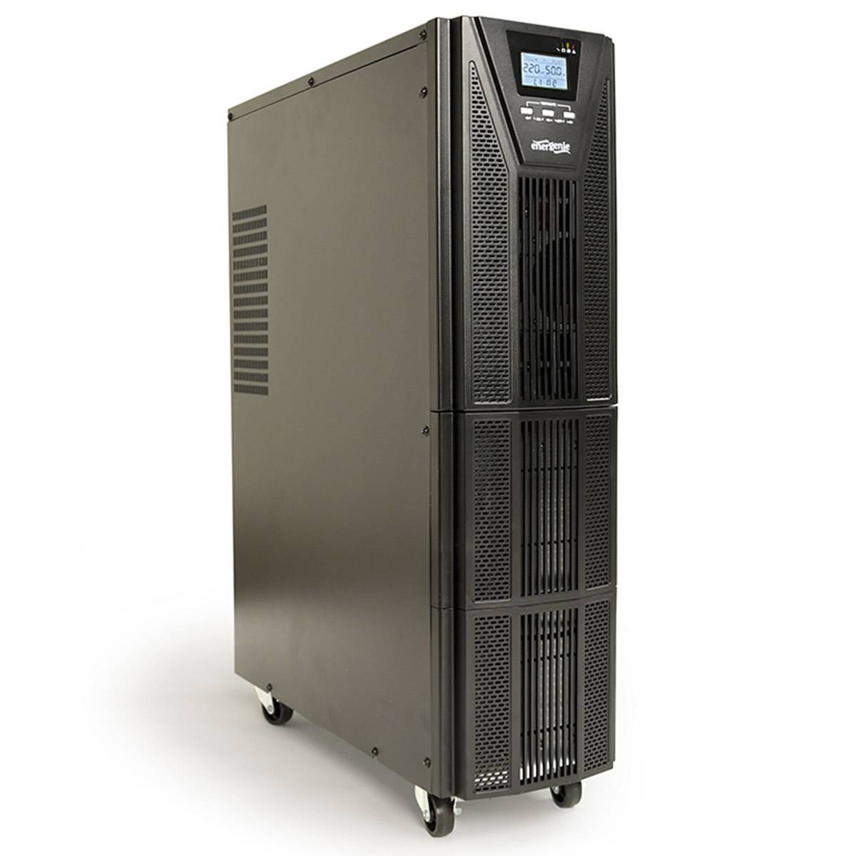 UPS Gembird EG-UPSO-6000 Online 6000VA Schuko/IEC/USB+SNMP Slot Preta
