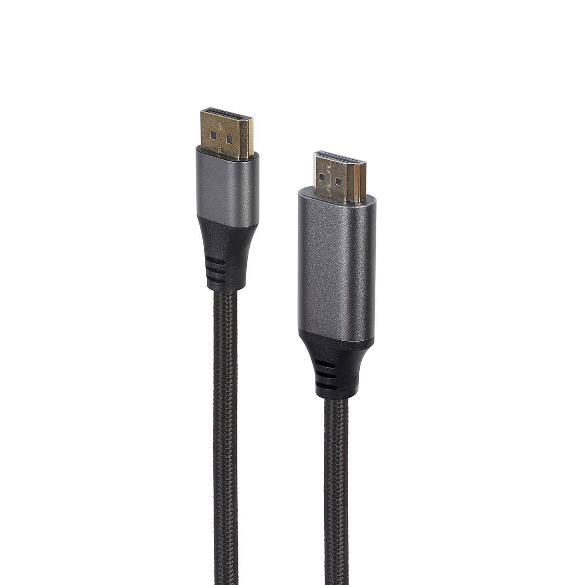 Cabo Gembird CC-DP-HDMI-4K-6 DisplayPort para HDMI Premium Series 4K 60Hz 1.8m Preto