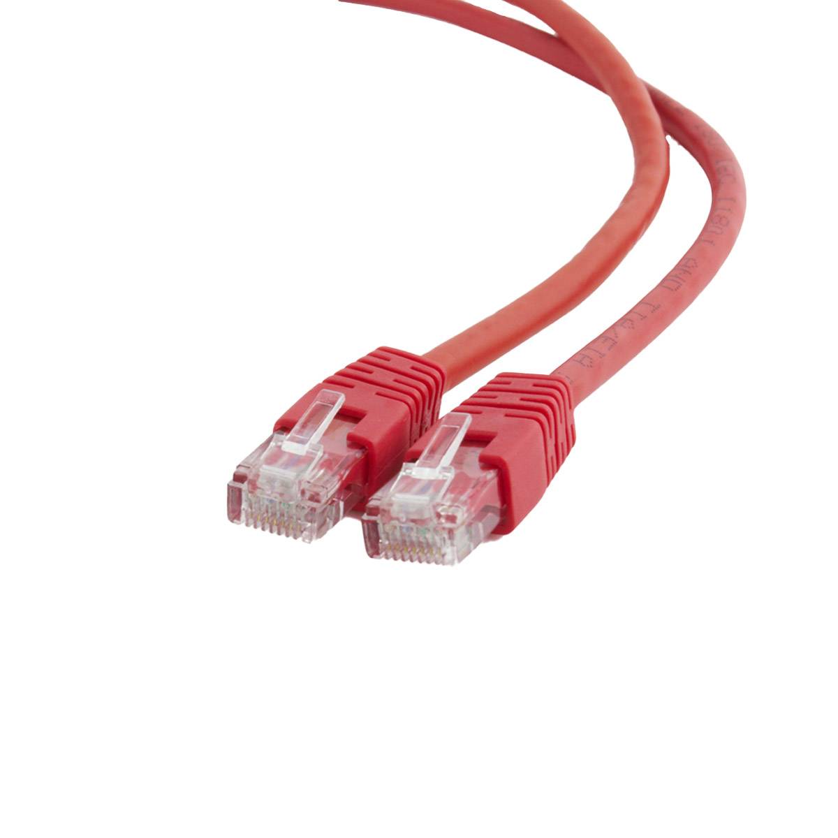 Cabo de Rede Gembird PP6U-1M/R Cat6 UTP (CCA) 1m AWG26 Vermelho