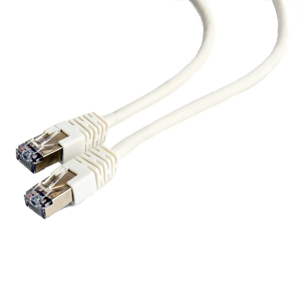 Cabo de Rede Gembird PP6-2M/W Cat6 FTP (CCA) 2m AWG26 Branco