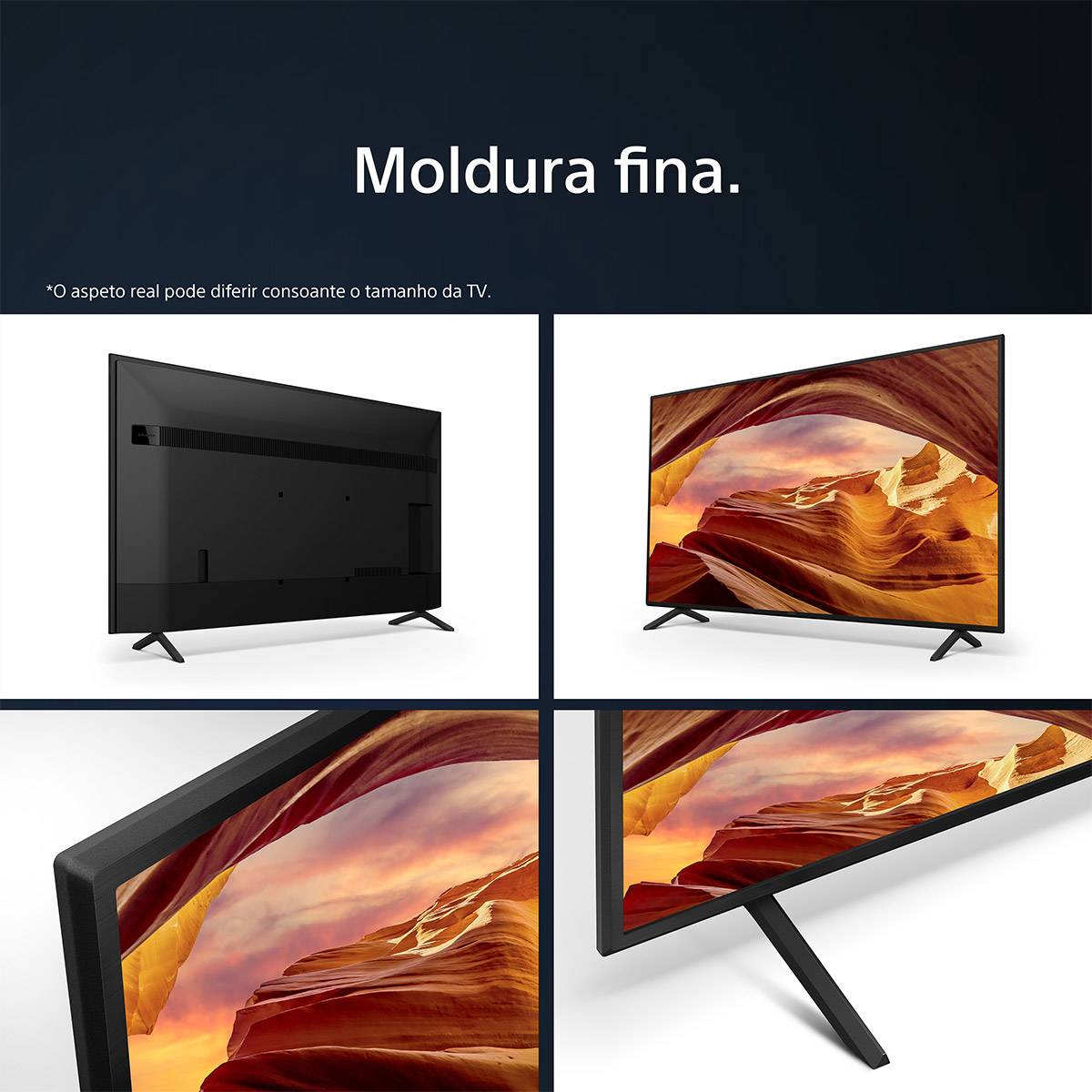 Televisão Smart TV Sony Bravia Série X75WL (2023) 55