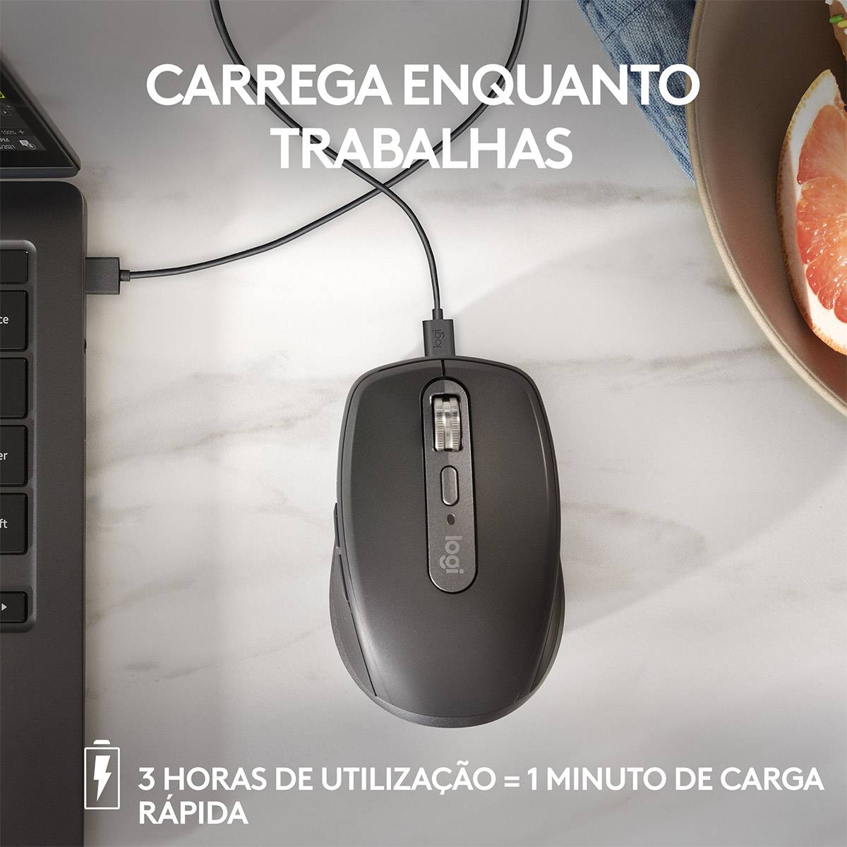Rato Óptico Logitech MX Anywhere 3S Wireless/Bluetooth 8000DPI