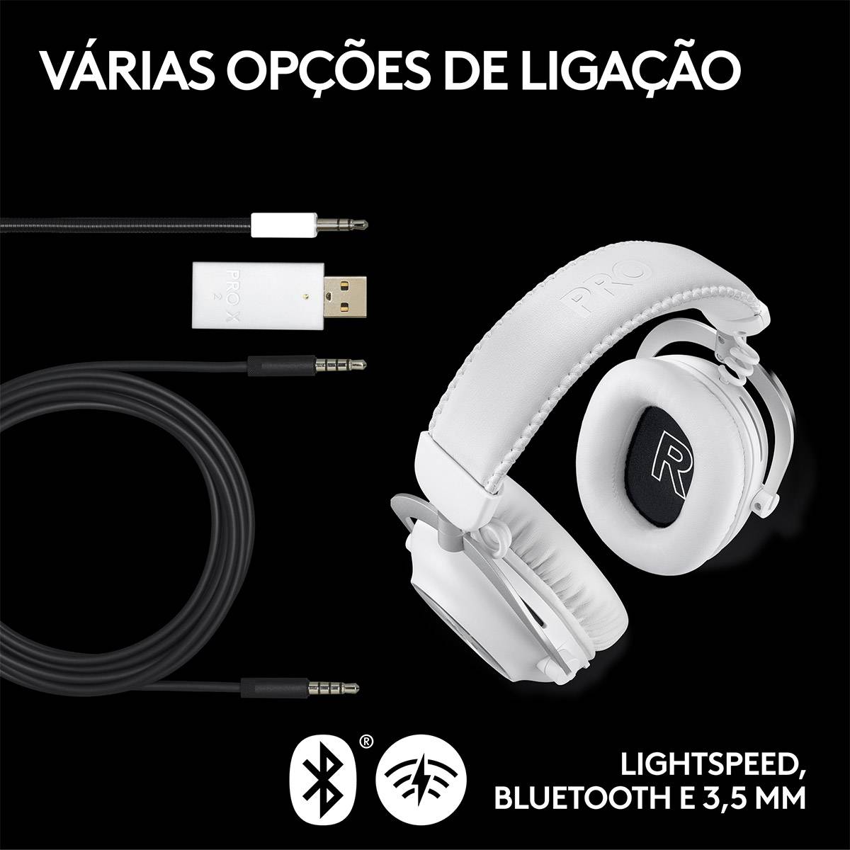 Headset Logitech G Pro X2 Lightspeed Gaming Wireless/Bluetooth
