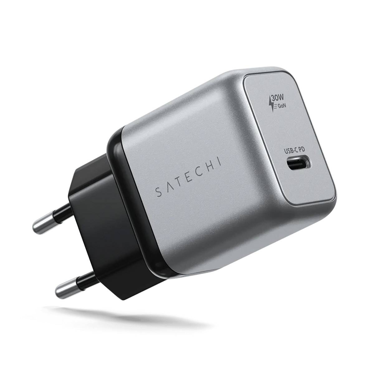 Carregador Satechi USB-C PD 30W GaN Cinza