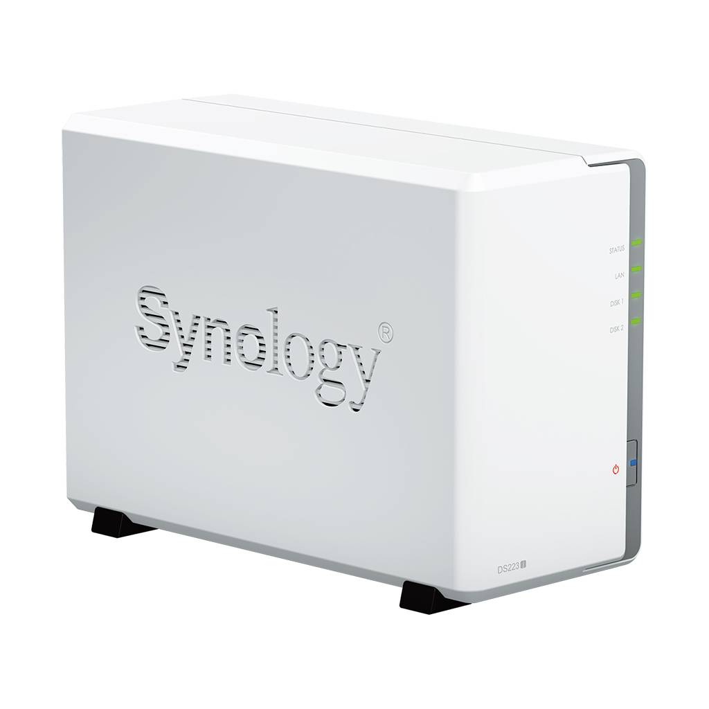NAS Synology DiskStation DS223j | 2 Baías | CPU 4-Core Realtek