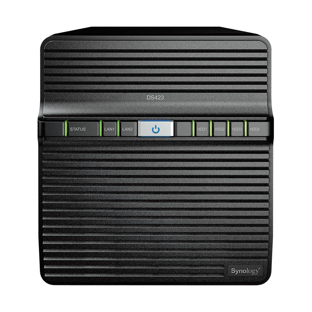 NAS Synology DiskStation DS423 | 4 Baías | CPU 4-Core Realtek