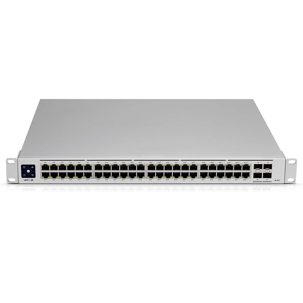 Switch de Rede Ubiquiti USW-48-POE 48 Portas Gigabit Managed PoE SFP Rack