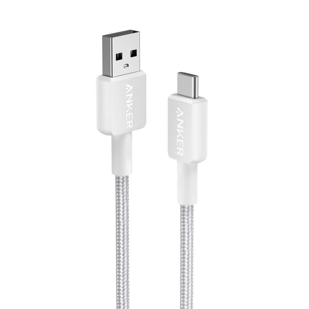 Cabo Anker 322 USB-A p/ USB-C 1.8m Branco