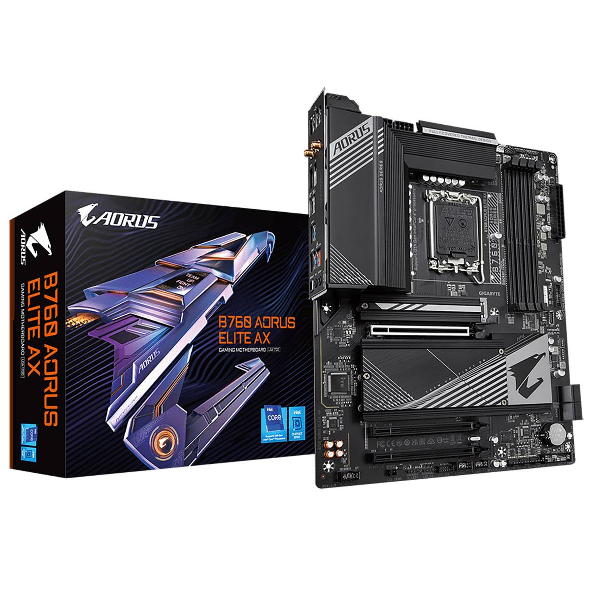 Motherboard ATX Gigabyte B760 Aorus Elite Ax Skt1700 | PCDIGA