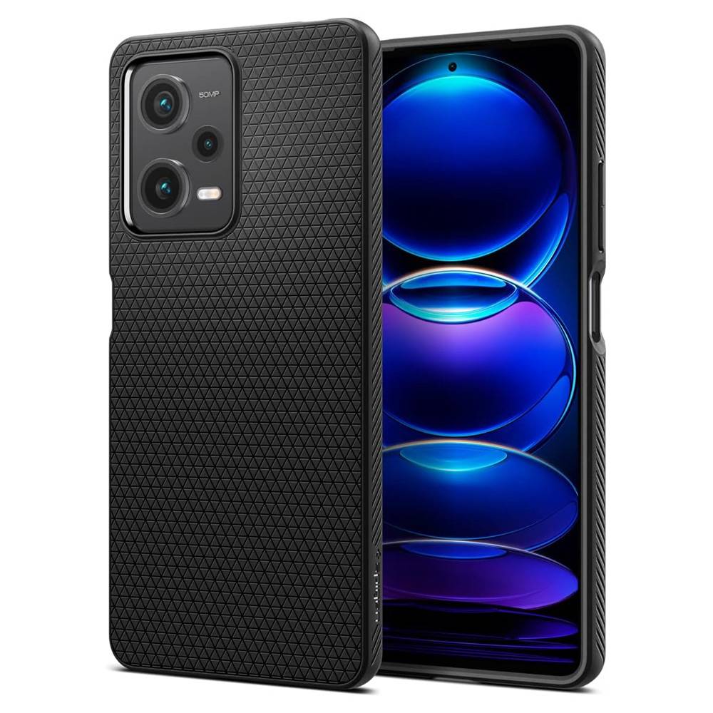 CapaSpigenRedmiNote12Pro5G/PocoX5Pro5GLiquidAirMatteBlack