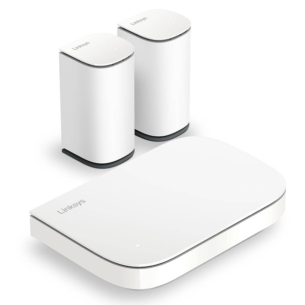 Sistema Mesh Linksys Velop Micro 6 AX3000 Dual-Band WiFi 6 2.5GbE Branco (Pack-3)