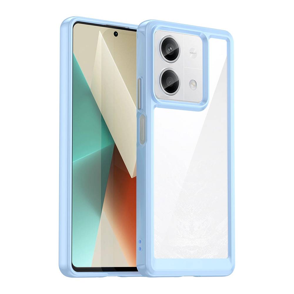 Capa Hurtel Xiaomi Redmi Note 13 Pro+ Outer Space Blue Frame Transparent