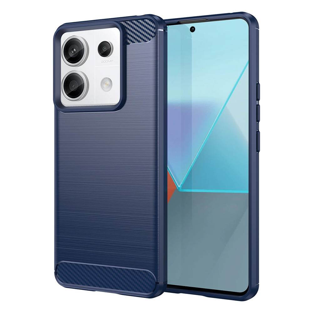 Capa Hurtel Xiaomi Redmi Note 13 Pro+ Carbon Case Blue