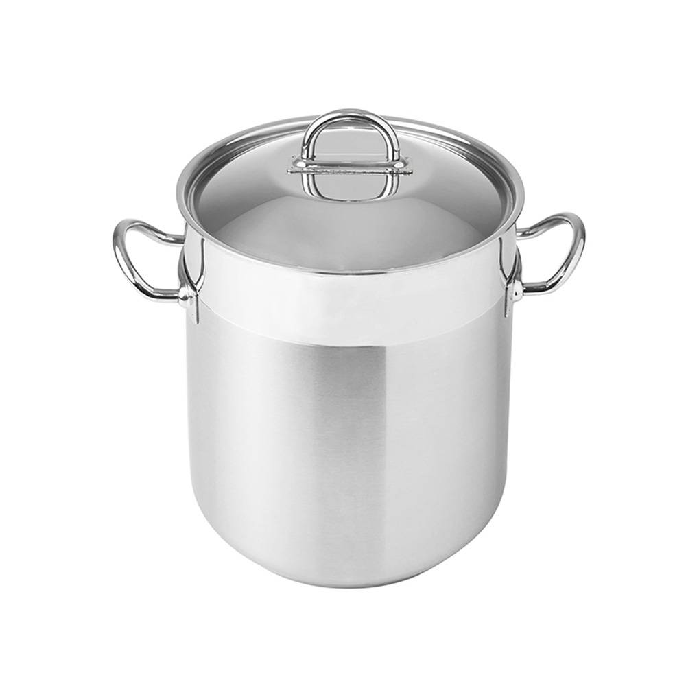 Panela Alta Silampos Nautilus 9.8L 24cm x 22.6cm Aço Inox com Asas