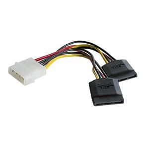 Cabo Alimentação Gembird Molex p/2*SATA 15cm