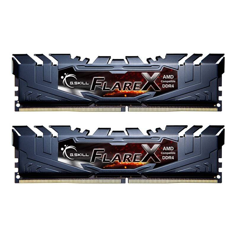 Memória RAM G.SKILL Flare X 16GB (2x8GB) DDR4-3200MHz CL16 Preta